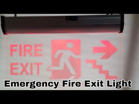 Emergency Exit Board (Double Sides)