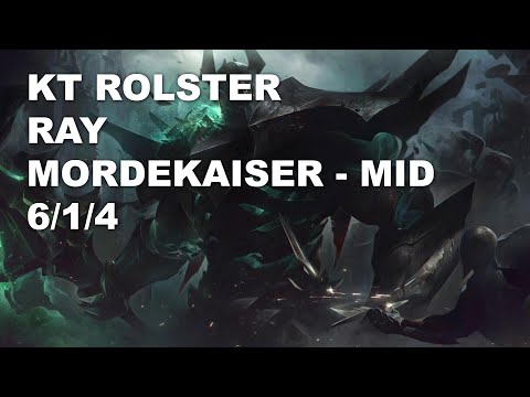 KT Rolster Ray Mid Mordekaiser vs Renekton - KR Challenger Patch 10.8