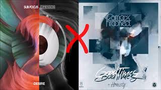 Dimension &amp; Sub Focus X Camo &amp; Krooked - Desire X Honesty (Mashup)
