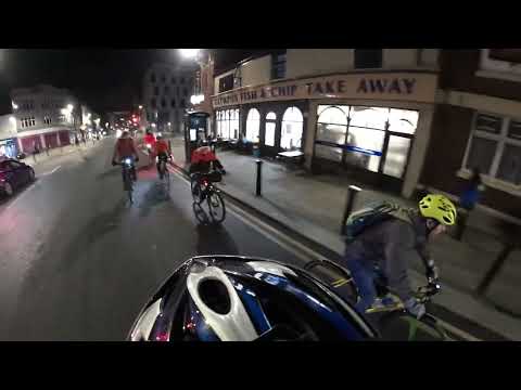 Bolton Critical Mass 16 - Olympus Fish & Chip restaurant.