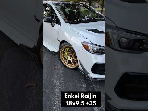 Best Wheels for a Subaru STI - Enkei Raijin