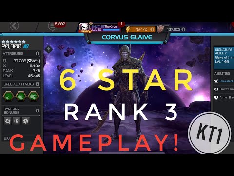 6 Star RANK 3 Corvus Glaive Gameplay! Oh Boiiiiiii!