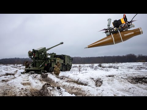 The Russian KVN drone located and destroyed the Ukrainian Bohdana artillery.