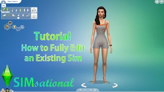 SIMsational the Sims 4 Tutorial: How to Fully Edit an Existing Sim