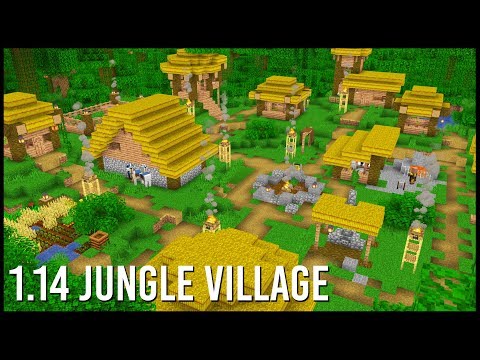 What Would A 1.14 Jungle Village Look Like In Minecraft?