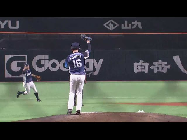 【6回裏】ライオンズ・隅田知一郎 ライナーに素早い反応を見せる!! 2022年5月11日 福岡ソフトバンクホークス 対 埼玉西武ライオンズ