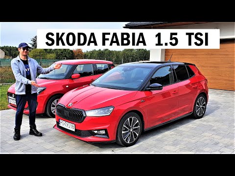 Skoda Fabia 1.5 TSI 150KM DSG7 Monte Carlo TEST PL muzyk jeździ