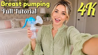 Download lagu [4K] 💗Breast Pumping Routine That Fits My Busy DayDaily Breast Milk Pumping🫰 How To Use  mp3