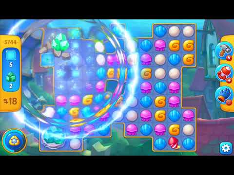 Fishdom 2021 - Level 5744   #playrix #fishdom #gaming