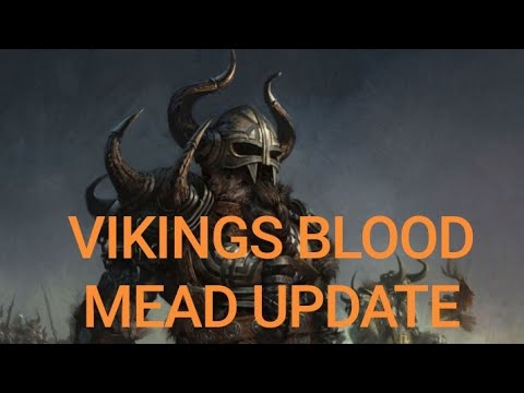 VIKINGS BLOOD CHERRY MEAD WINE UPDATE