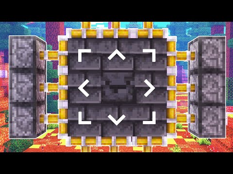 Дверь 3×3 блока / Как сделать дверь три на три блока в Майнкрафте