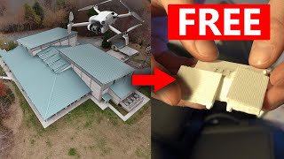 How to 3D Print Buildings With Your Drone | Tutorial w/ Free Software