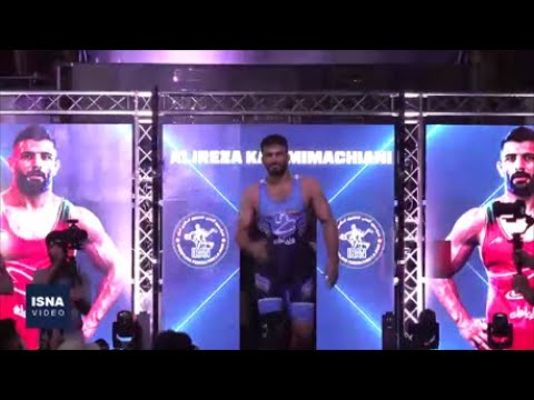 Iran wrestling competition-  رقابت‌های انتخابی تیم ملی کشتی آزاد.