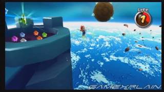 Super Mario Galaxy 2 Walkthrough:  Bowser Jr's Fiery Flotilla Green Stars