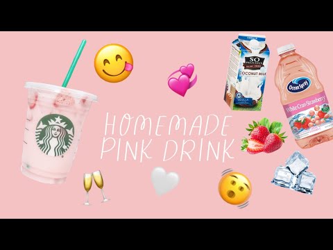 *TRYING* to make a STARBUCKS PINK DRINK with 3 INGREDIENTS!!! 🍓
