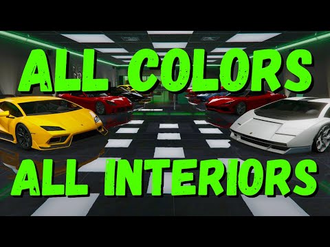 NEW 50 Car Garage All Colors & All Interiors - GTA 5 Online Los Santos Drug Wars DLC