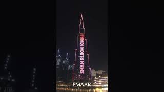 Burj Khalifa Wish Shahrukh Khan Happy Birthday SRK