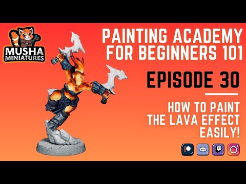 #30 EASY Warhammer LAVA Effect! /// Painting Tutorial for ABSOLUTE BEGINNERS