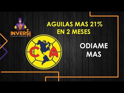 Las Aguilas del América suben 21% en bolsa en dos meses