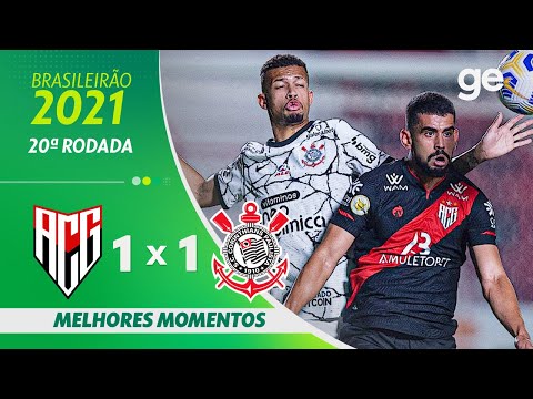 Gols e lances de Atlético-GO x Corinthians