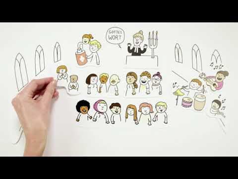 Kirche ist... Die evangelische Kirchengemeinde (Unterrichtsfilm Thema Kirche ev.-kath. 2)