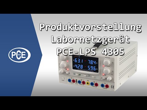 Produktvorstellung des Labornetzgeräts PCE-LPS 4305 | #pceinstruments