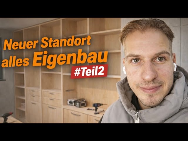 Vom leeren Raum zur fertigen Werkstatt – unser größtes Projekt bisher #Teil2 - YouTube Video Thumbnail