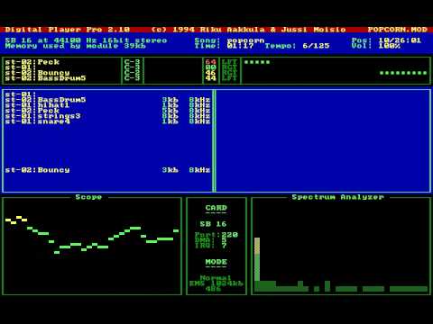 POPCORN.MOD 49,8KB (1993) - PopCorn - Played w/ Digital Player Pro 2.10