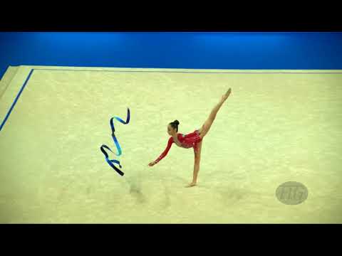ADILKHANOVA Alina (KAZ) - 2017 Rhythmic Worlds, Pesaro (ITA) - Qualifications Ribbon