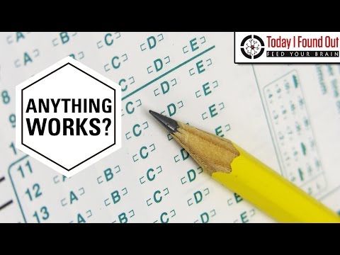 Why You Used to Have to Use Number 2 Pencils on Scantrons (and Why Pencil "Lead" is Called Lead)