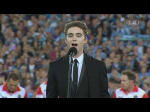 State Of Origin 2013, National Anthem (Harrison Craig)