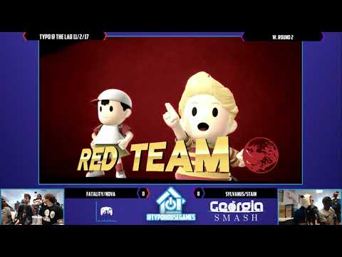 NaCl November 2017 - Fatality/Nova vs Sylvanus/Stain - Smash 4 Doubles W. Round 2