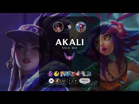 Akali Mid vs Neeko - KR Master Patch 14.1