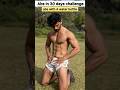 Get Abs In 30 Days Challenge Shorts Gym Abs Workout Exercise