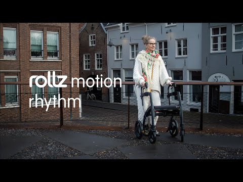 Rollz Motion Rhythm - Parkinson's rollator walker with adjustable cues demo