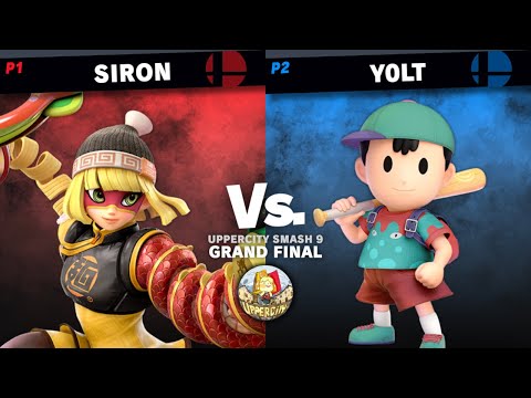 UpperCity Smash 9 - Siron (Min Min) vs y0lt (Ness) - Grand Final