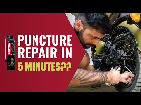 MOTUL TYRE REPAIR || BEST TYRE PUNCTURE SOLUTION