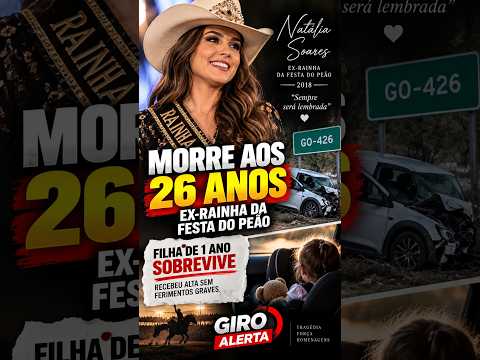 Ex-rainha da Festa do Peão morre aos 26 anos; filha de 1 ano sobrevive