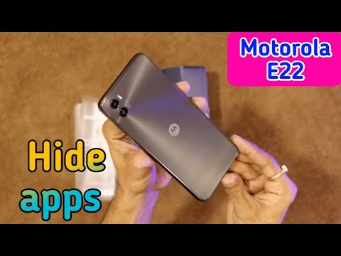 How To Hide App In Motorola E22, Motorola E22 Main Apps Hide Setting Kaise Karen,