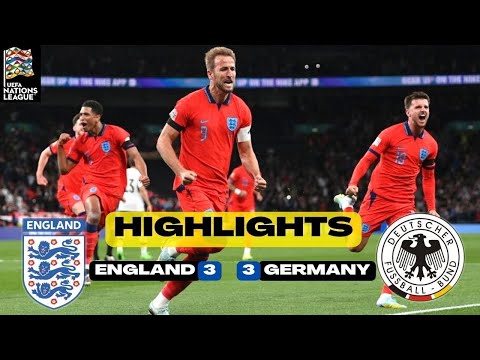 England vs Germany | 3 - 3 | UEFA Nations Leauge 2022 | EXTENDED HIGHLIGHTS |