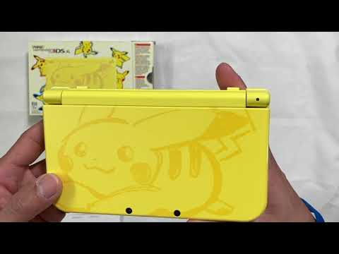 New Nintendo 3DS XL Pikachu Edition Unboxing - Close Observation of an Authentic Copy of the Console