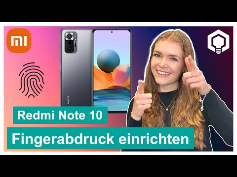 Xiaomi Redmi Note 10 - Fingerabdruck einrichten • 📱 • 👆🏼 • 🔐 •