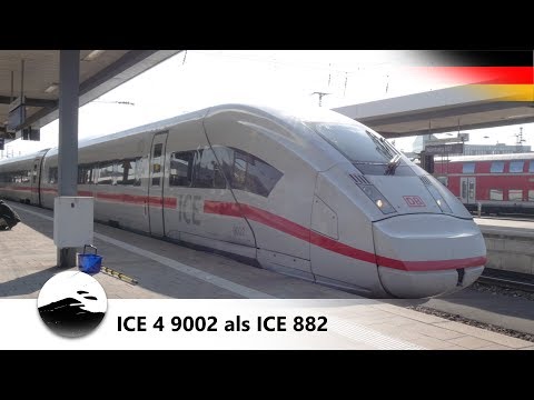 [4K] ICE 4 9002 als ICE 882 in Nürnberg