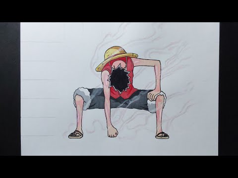 How to draw Luffy Gear 2