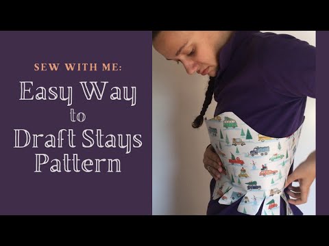 SEW WITH ME: Using Mariah Pattie’s Conical Pattern Drafting Method for a pair of 18th Century Stays