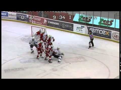 Stížnost HC Slavia Praha na výkon rozhodčího v zápase Slavia - Kladno (čas 10:28)