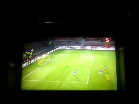 Сомнительный отмененный гол в ворота БАТЭ Борисов на матч БАТЭ Динамо Минск 3:2