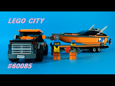 Vidéo LEGO City 60085 : Le 4x4 avec hors-bord