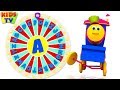 Learn ABC - Spin the Wheel Game | Bob Fun Series | Kids Learning Videos