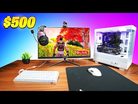 I Built The ULTIMATE $500 Streaming Setup!